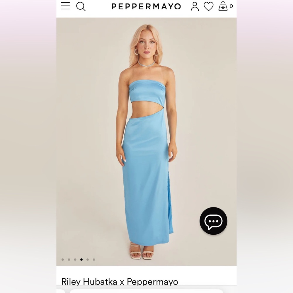 Peppermayo Blue Maxi Dress